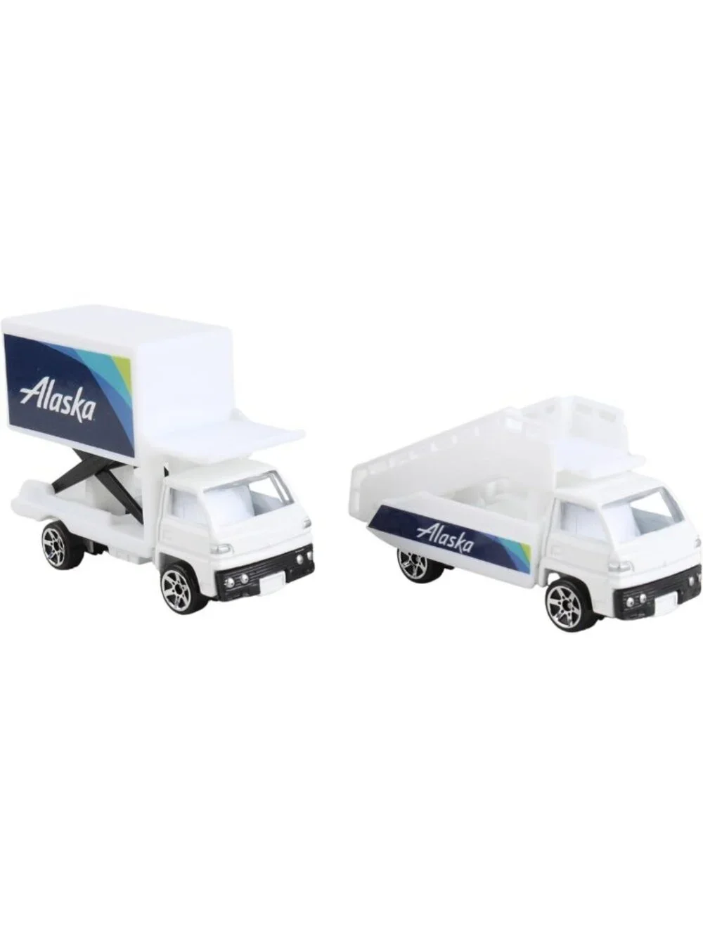 Alaska Airlines Airport Playset with Die-Cast Airplane, Cars & Transport Toys
